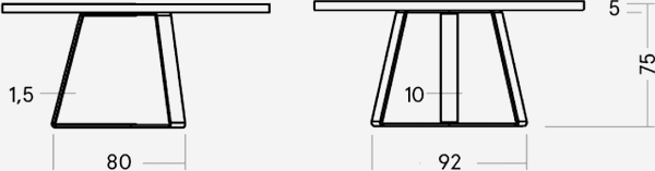 6 ı Sterngestell Holz (A-Form) - sketch